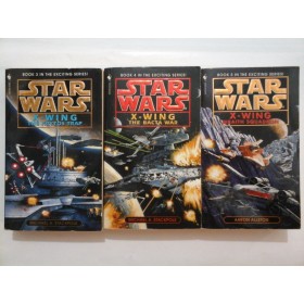 STAR WARS X-WING (Books 3,4,5) - Michael A.Stackpole / M.A.STACKPOLE / Aaron Allstone - in engleza